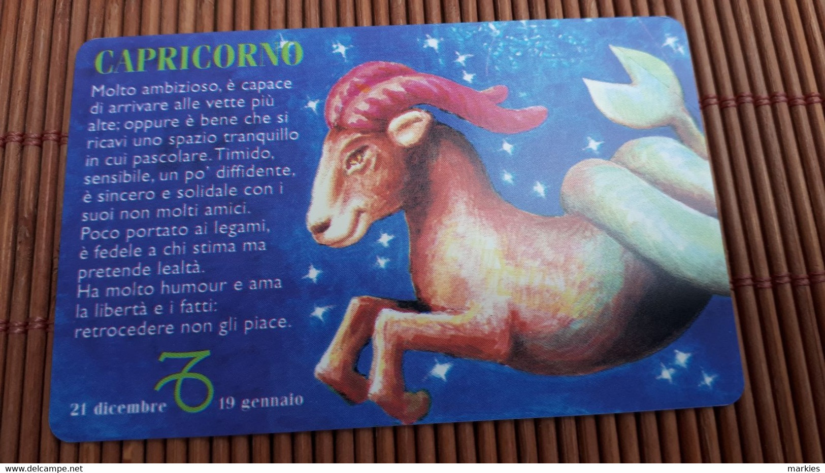 Horoscope Phonecard San Marino (Mint,New) Are ! - San Marino