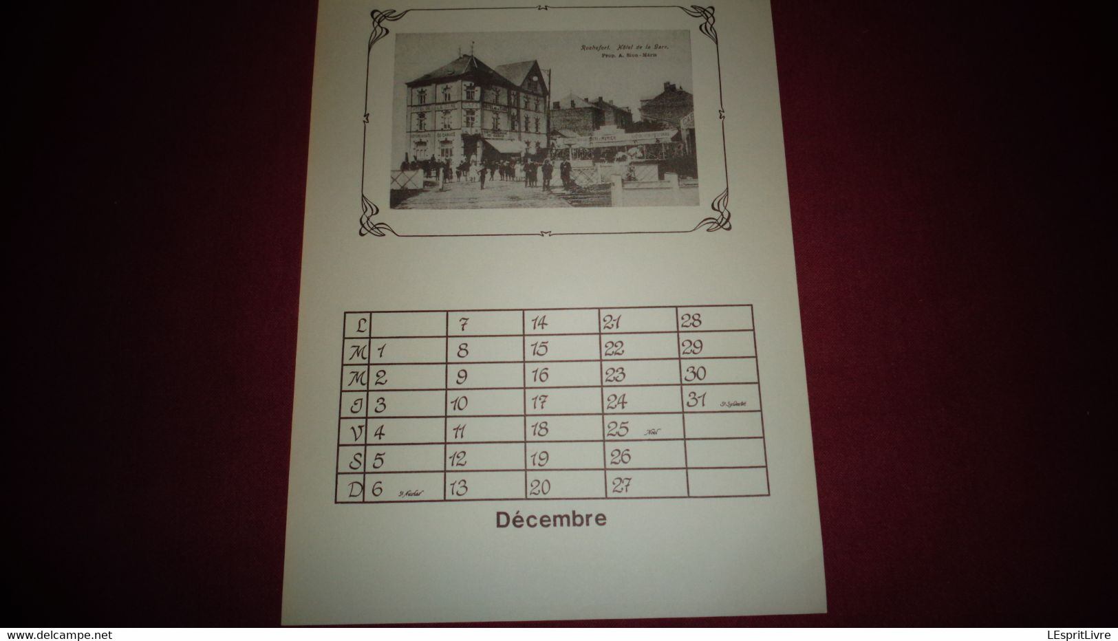 ROCHEFORT 6 Calendriers 1987 1988 1989 1990 1991 1992 Régionalisme Calendriers Avec Des Reproductions De Cartes Postales - Grand Format : 1991-00