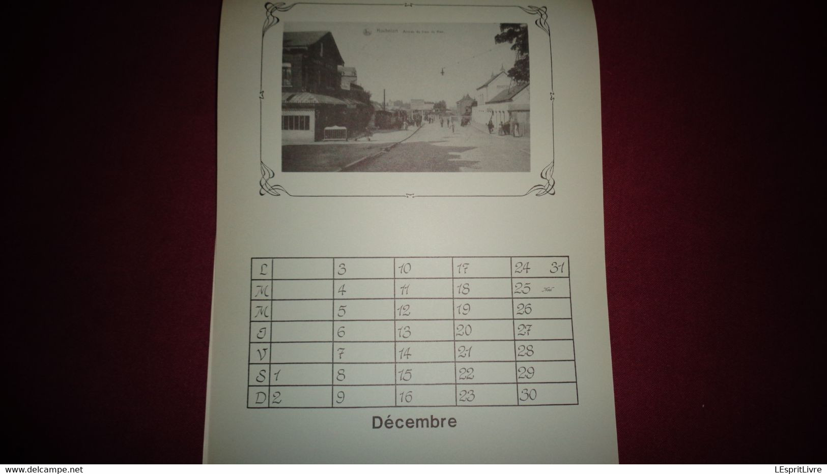 ROCHEFORT 6 Calendriers 1987 1988 1989 1990 1991 1992 Régionalisme Calendriers Avec des Reproductions de Cartes Postales