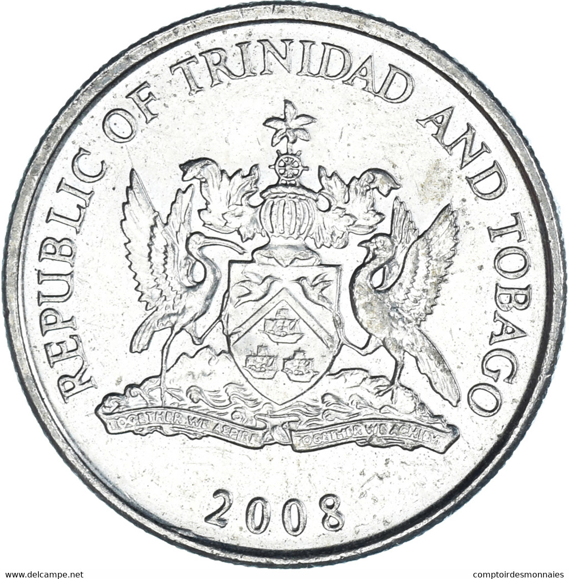 Monnaie, Trinité-et-Tobago, 25 Cents, 2008 - Trinidad En Tobago