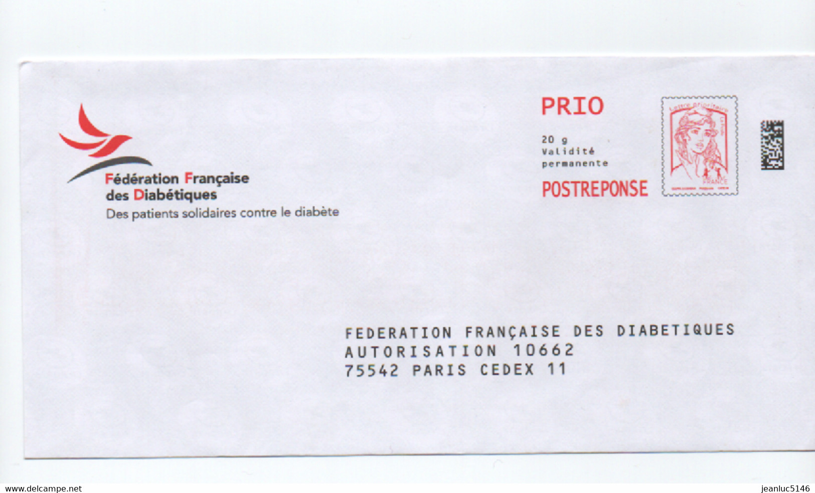 Prêt-à-poster. Enveloppe Prio Postréponse Ciappa-Kavena.Fédération Française Ds - PAP : Antwoord /Ciappa-Kavena