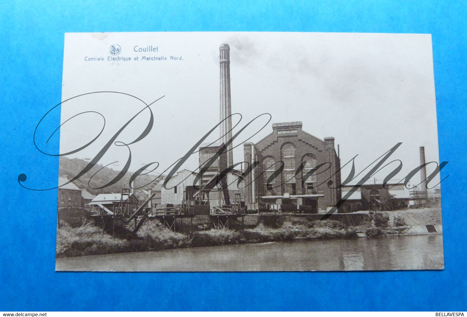 Couillet   Usine  Usines Solvay.  Rivages Des Fiestaux & Centrale Elektricque Marcinelle Nord //2 X Cpa - Charleroi