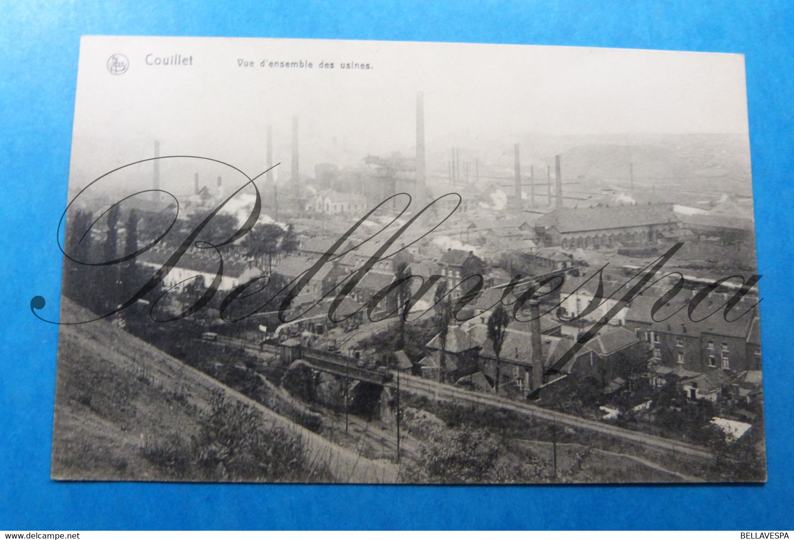 Couillet  Usines Du Hainaut Hopital  & Vue D'ensemble Des Usines  //2 X Cpa - Charleroi