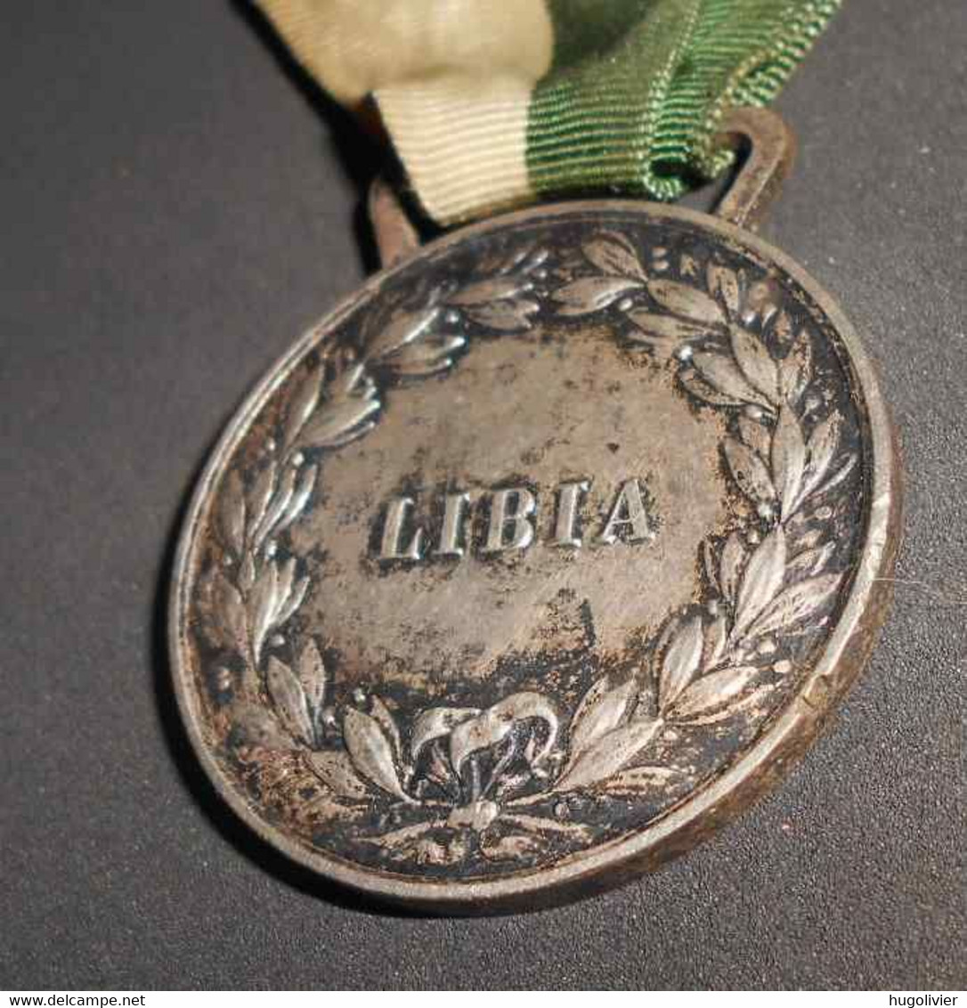 1913 Médaille Coloniale De La Guerre Italo-Turque En Libye 1911 1912 époque Empire Ottoman Victor Emmanuel III - Italia