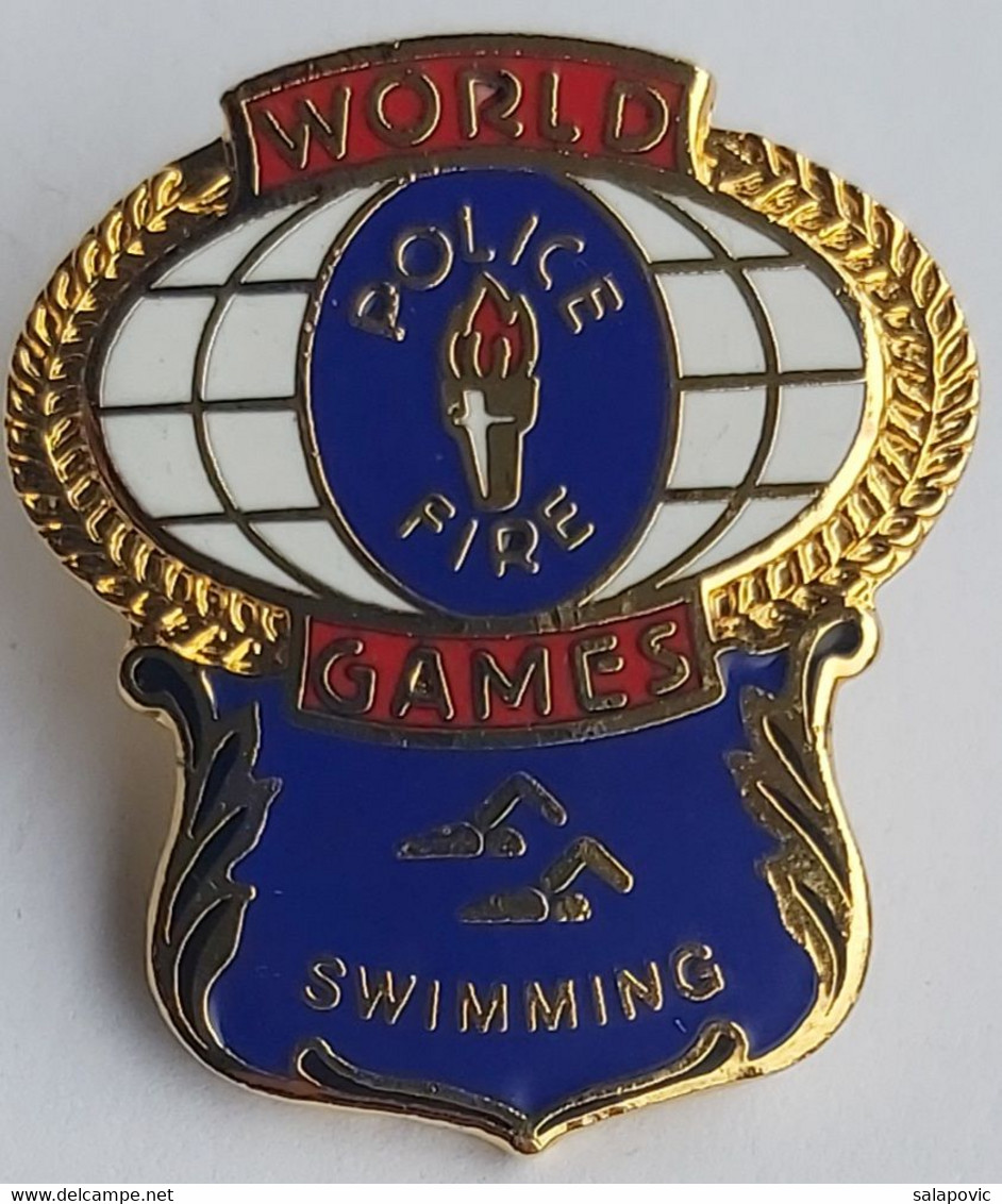 World Police & Fire Games Swimming  PIN 12/9 - Nuoto