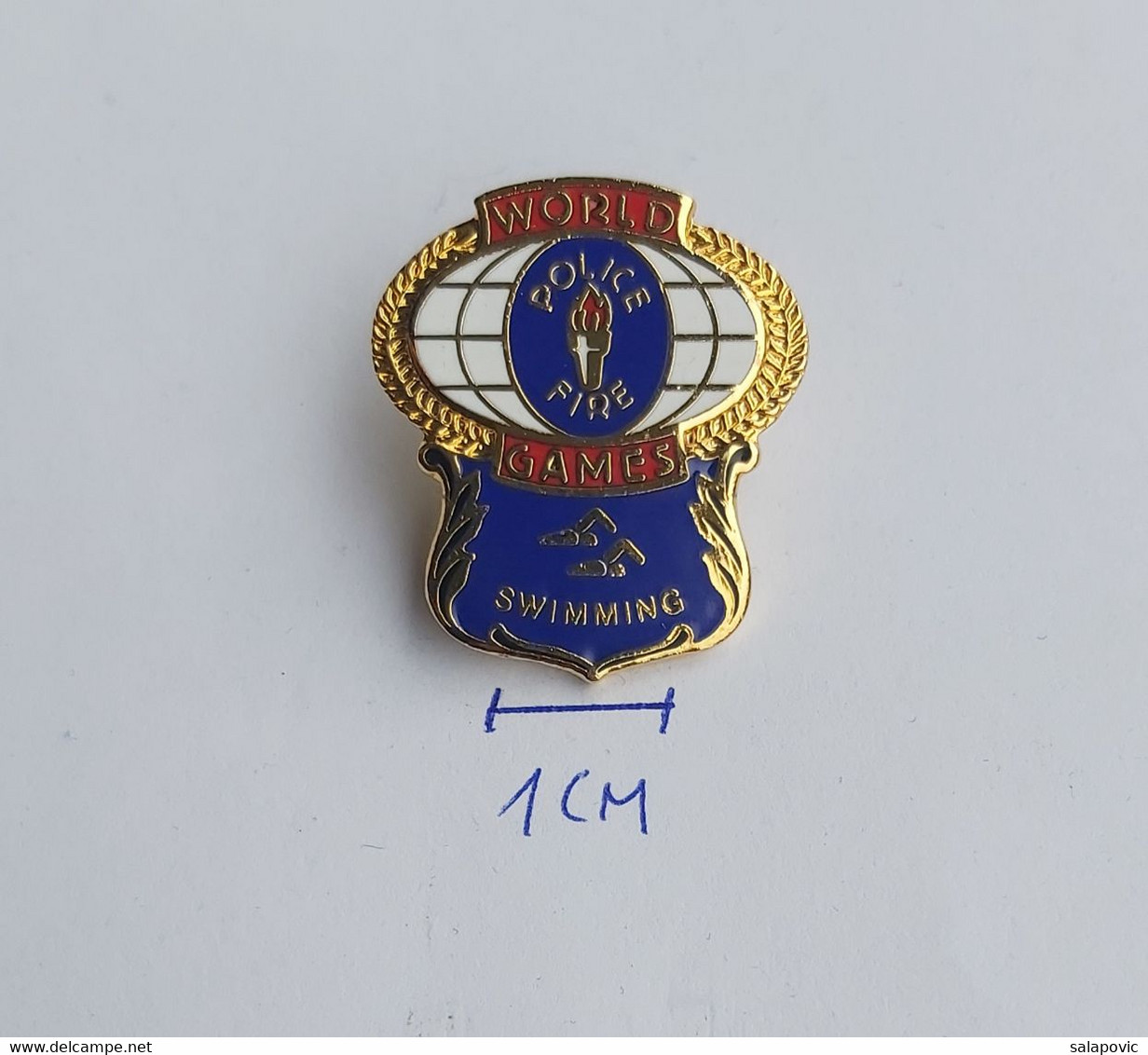 World Police & Fire Games Swimming  PIN 12/9 - Nuoto