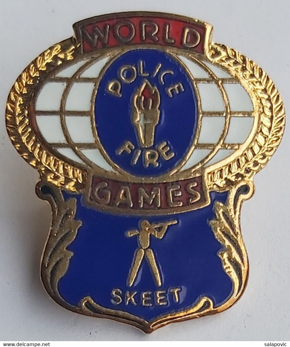 World Police & Fire Games Skeet Archery PIN 12/9 - Bogenschiessen