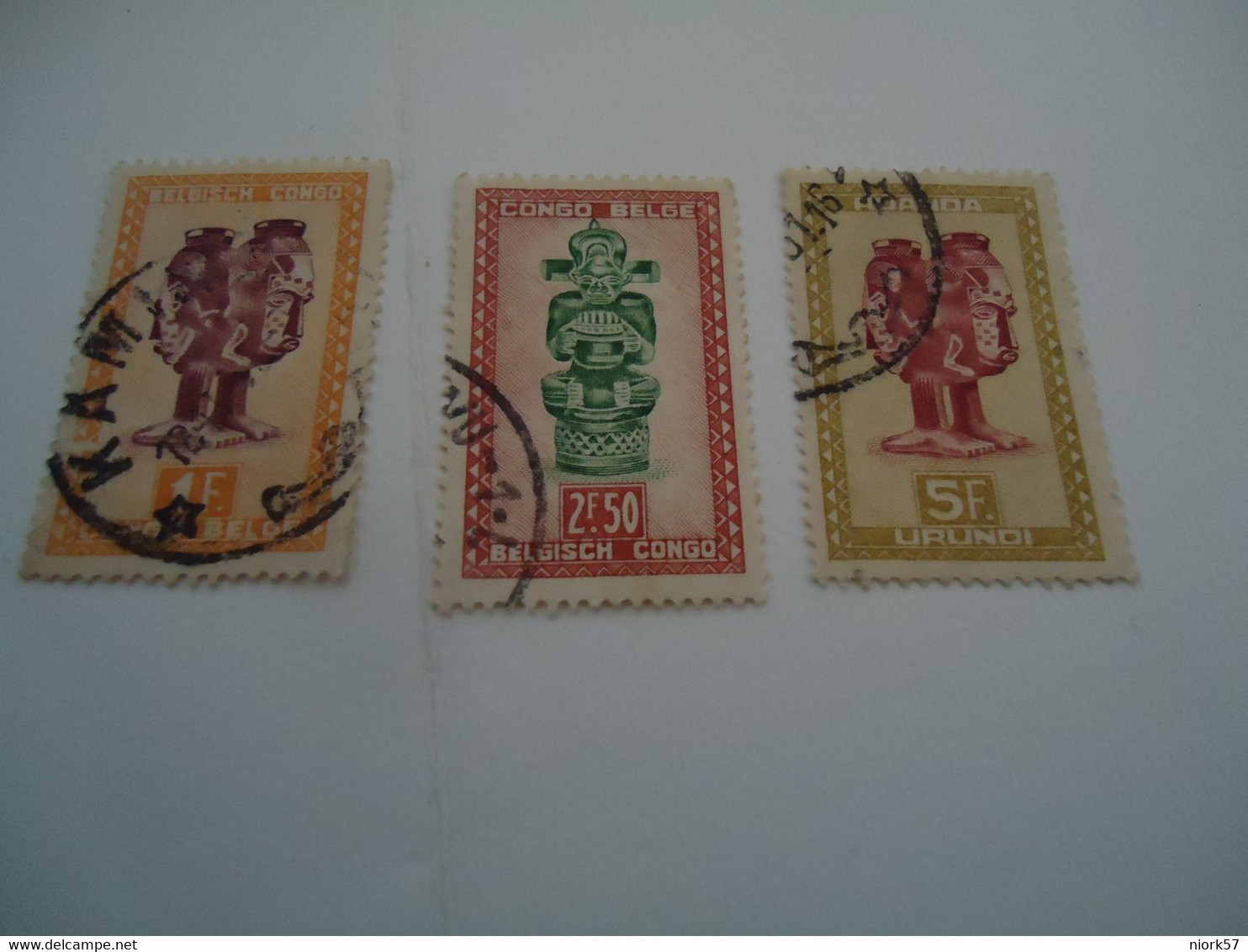 CONGO  USED 3  STAMPS - Sonstige & Ohne Zuordnung