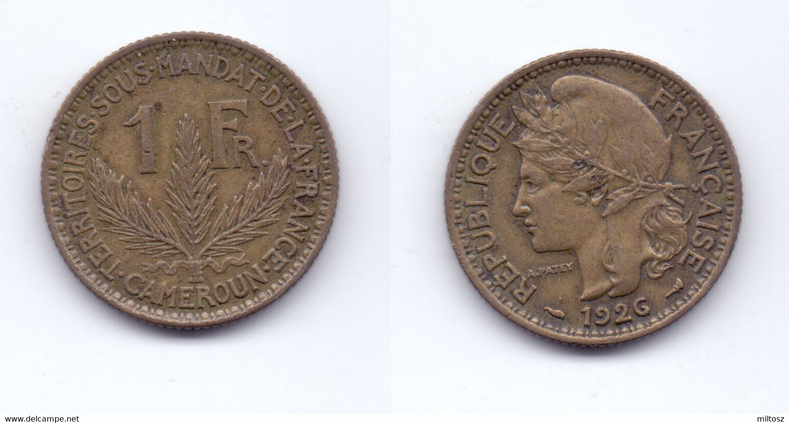 Cameroon 1 Franc 1926 - Camerun