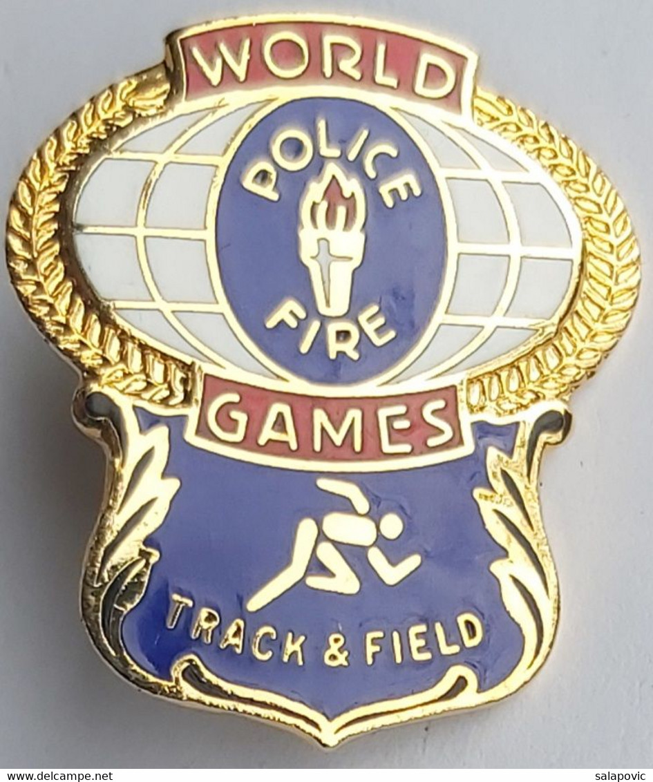 World Police & Fire Games Track & Field PIN 12/9 - Tiro Con L'Arco