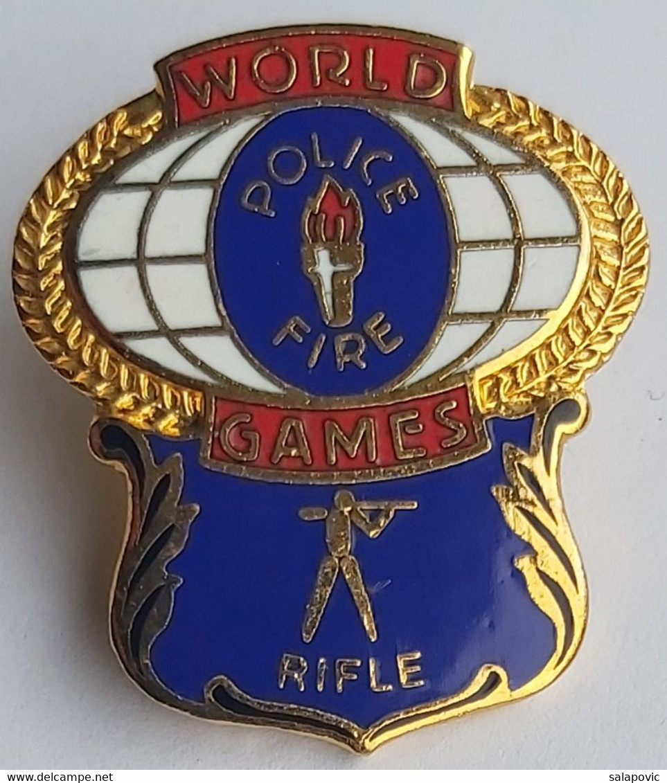 World Police & Fire Games Rifle Archery PIN 12/9 - Bogenschiessen