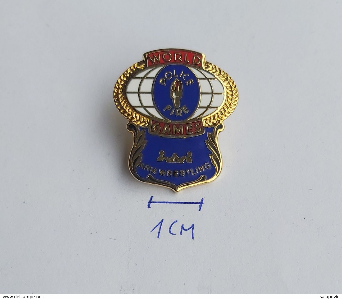 World Police & Fire Games Arm Wrestling PIN 12/9 - Wrestling