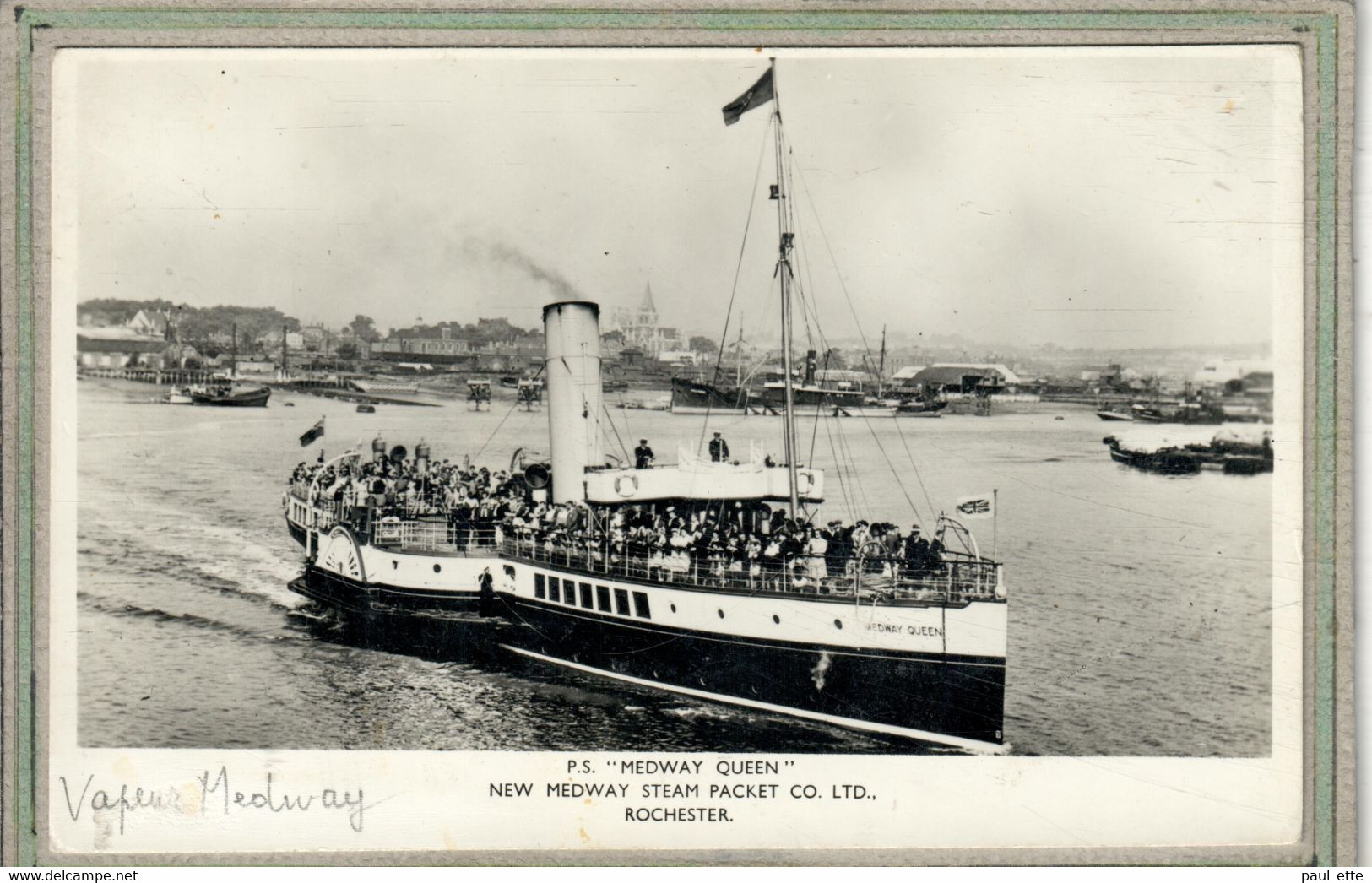 CPA - (Royaume-Uni-KENT)  ROCHESTER - New Medway Steam Packet - Medway Queen - Rochester