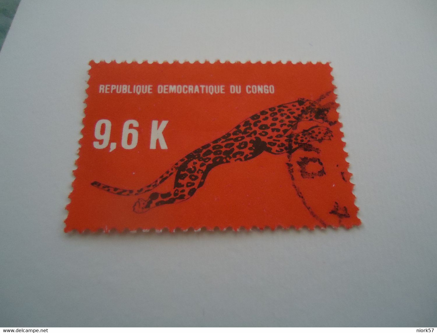 CONGO  USED  STAMPS  ANIMALS PUMA - Andere & Zonder Classificatie