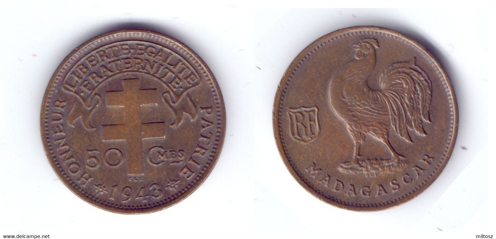 Madagascar 50 Centimes 1953 - Madagaskar