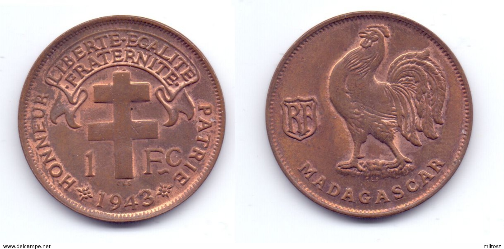 Madagascar 1 Franc 1953 - Madagaskar