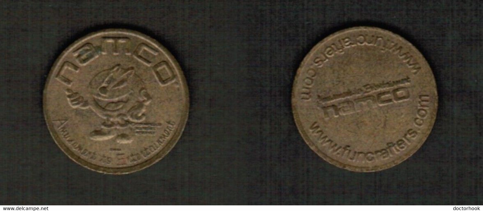 U.S.A.   NAMCO AMUSEMENT TOKEN TC#95676 (CONDITION AS PER SCAN) (T-135) - Professionali/Di Società