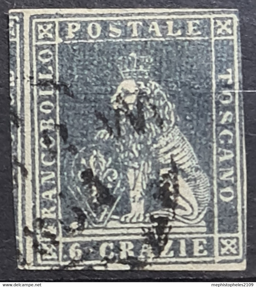 TOSCANA 1851 - Canceled - Sc# 7 - Toscana