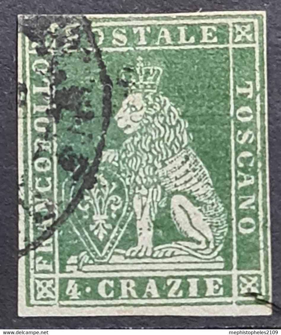 TOSCANA 1851 - Canceled - Sc# 6 - Tuscany