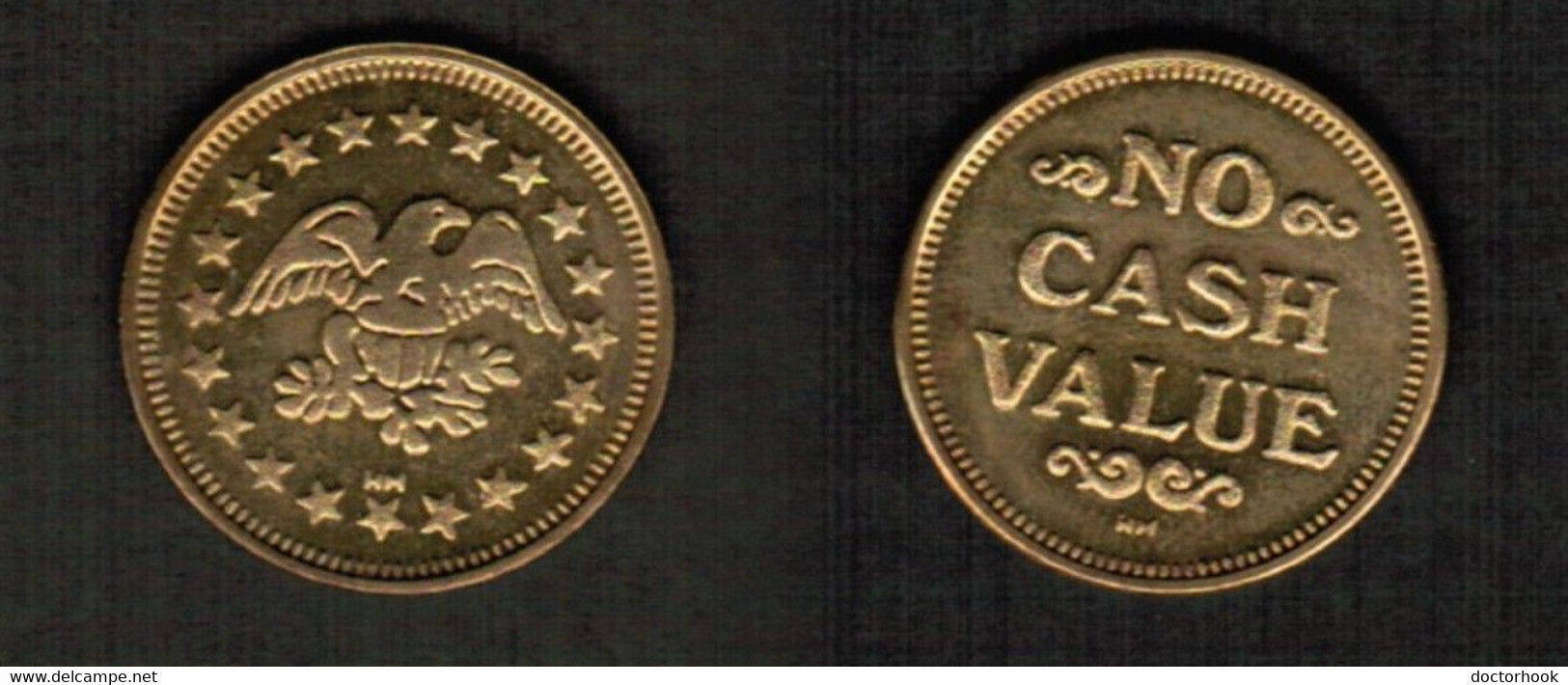 U.S.A.   EAGLE NO CASH VALUE TOKEN (CONDITION AS PER SCAN) (T-137) - Professionali/Di Società