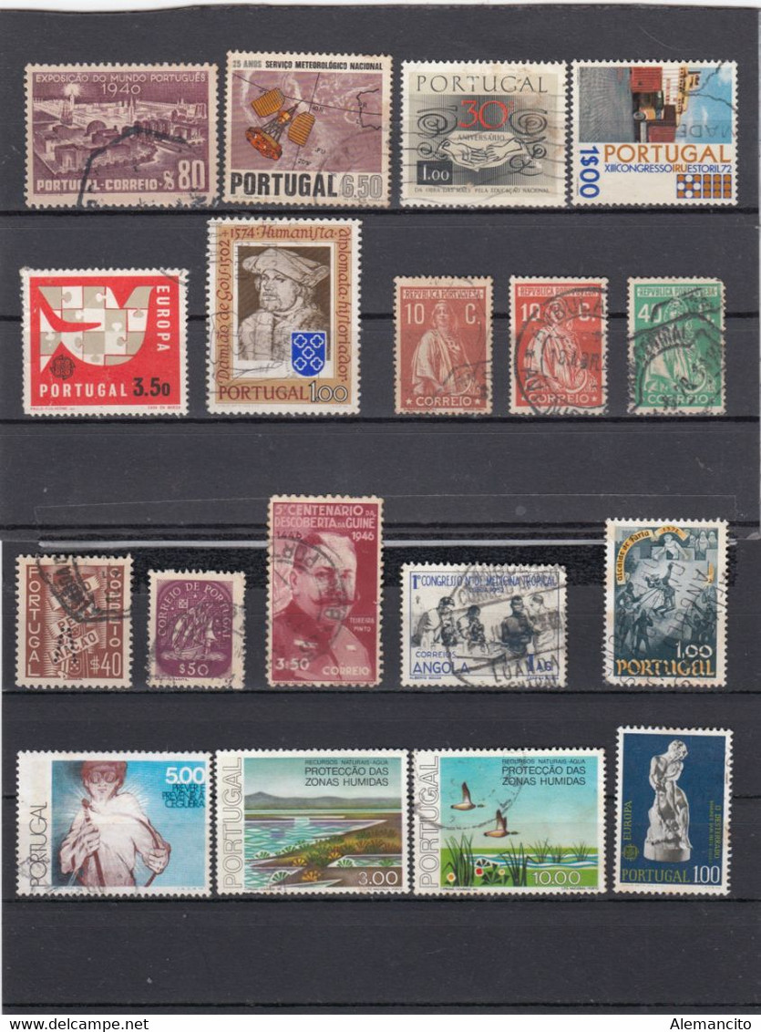 PORTUGAL  … ( EUROPA )  LOTE.  SELLOS DE DIFERENTES AÑOS Y VALORES - Collections