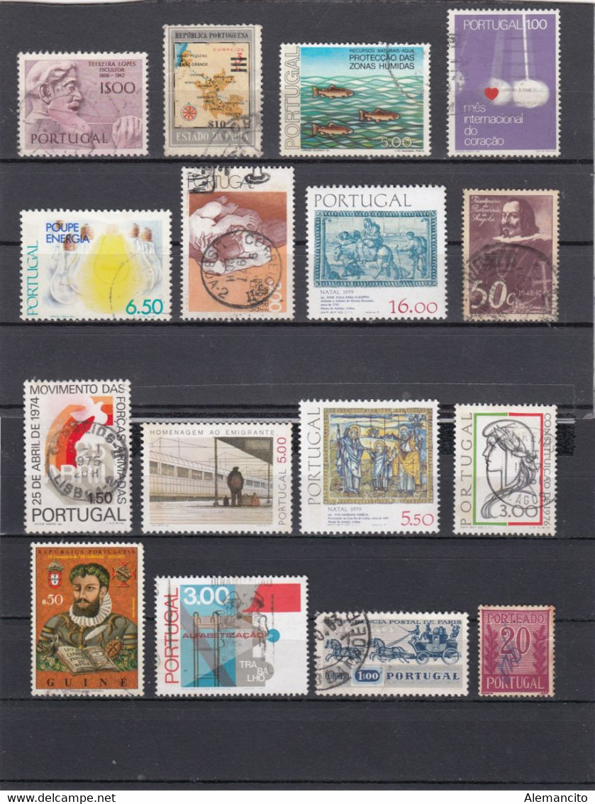 PORTUGAL  … ( EUROPA )  LOTE.  SELLOS DE DIFERENTES AÑOS Y VALORES - Collections