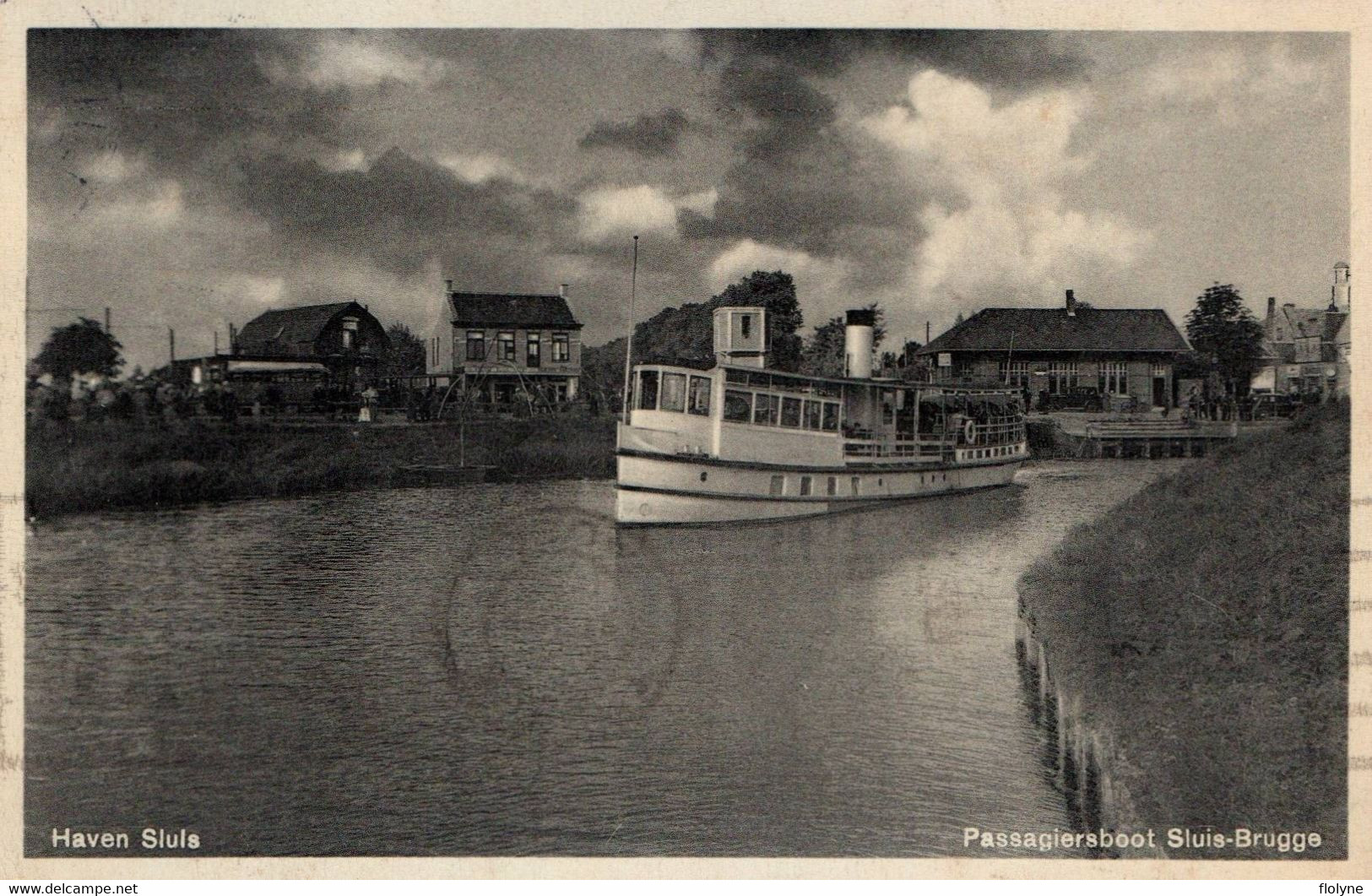 Haven Sluis - L'écluse - Passagiersboot Sluis Brugge - Bateau Vapeur Promende - Netherlands Pays Bas - Sluis