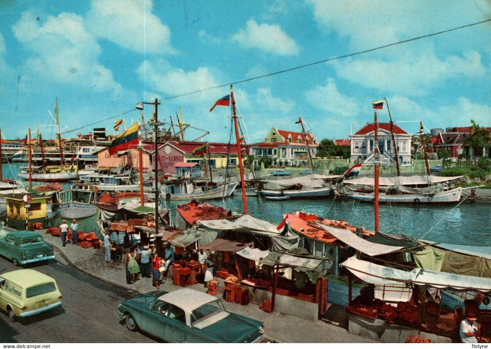 Curaçao - Floating Market - Willemstad - Antilles Néerlandaises - Andere & Zonder Classificatie