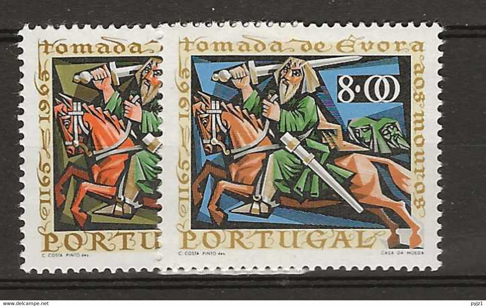 1966 MNH Portugal, Mi 1006-07 Postfris** - Neufs