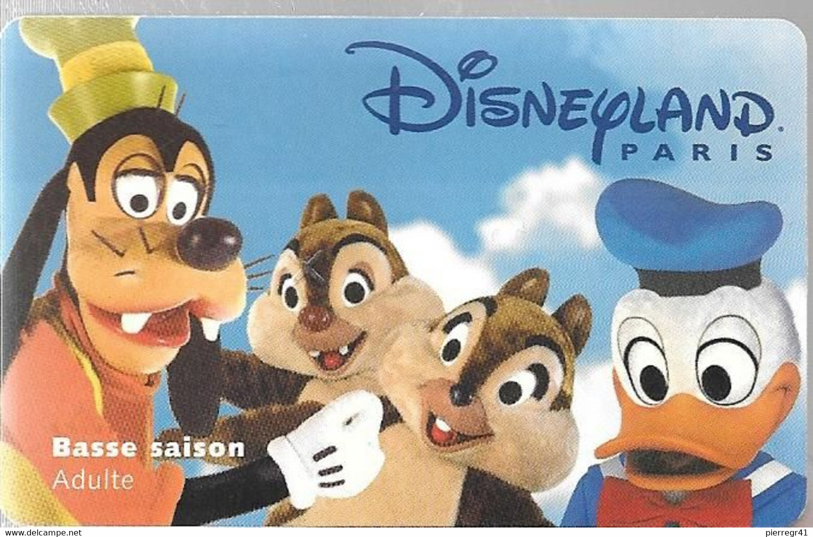 PASS-DISNEYLANDPARIS -1998-PERSONNAGES -ADULTE--V° SPEOS-S 089734-VALIDE 1JOUR ODYSSEE TBE- - Toegangsticket Disney