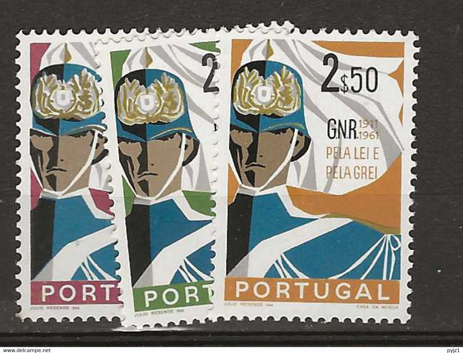 1962 MNH Portugal, Mi 912-14 Postfris** - Neufs