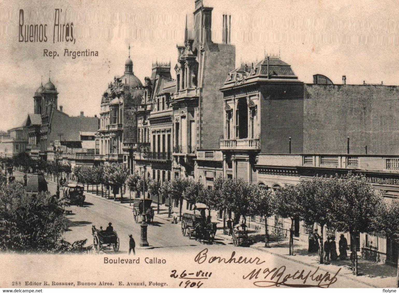 Buenos Aires - Le Boulevard Callao - Argentine Argentina - Argentina