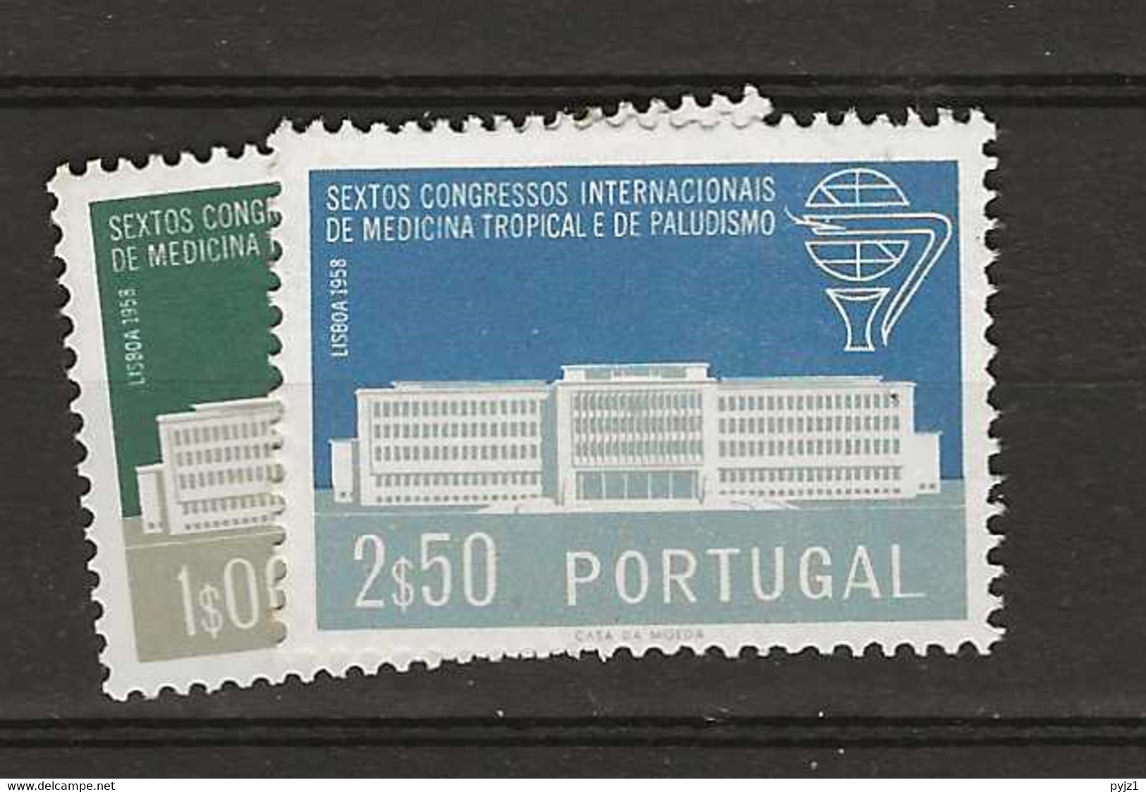 1969 MNH Portugal, Mi 868-69 Postfris** - Nuevos