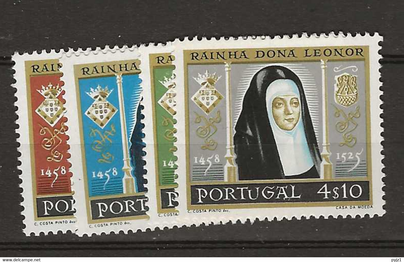 1969 MNH Portugal, Mi 872-75 Postfris** - Ungebraucht