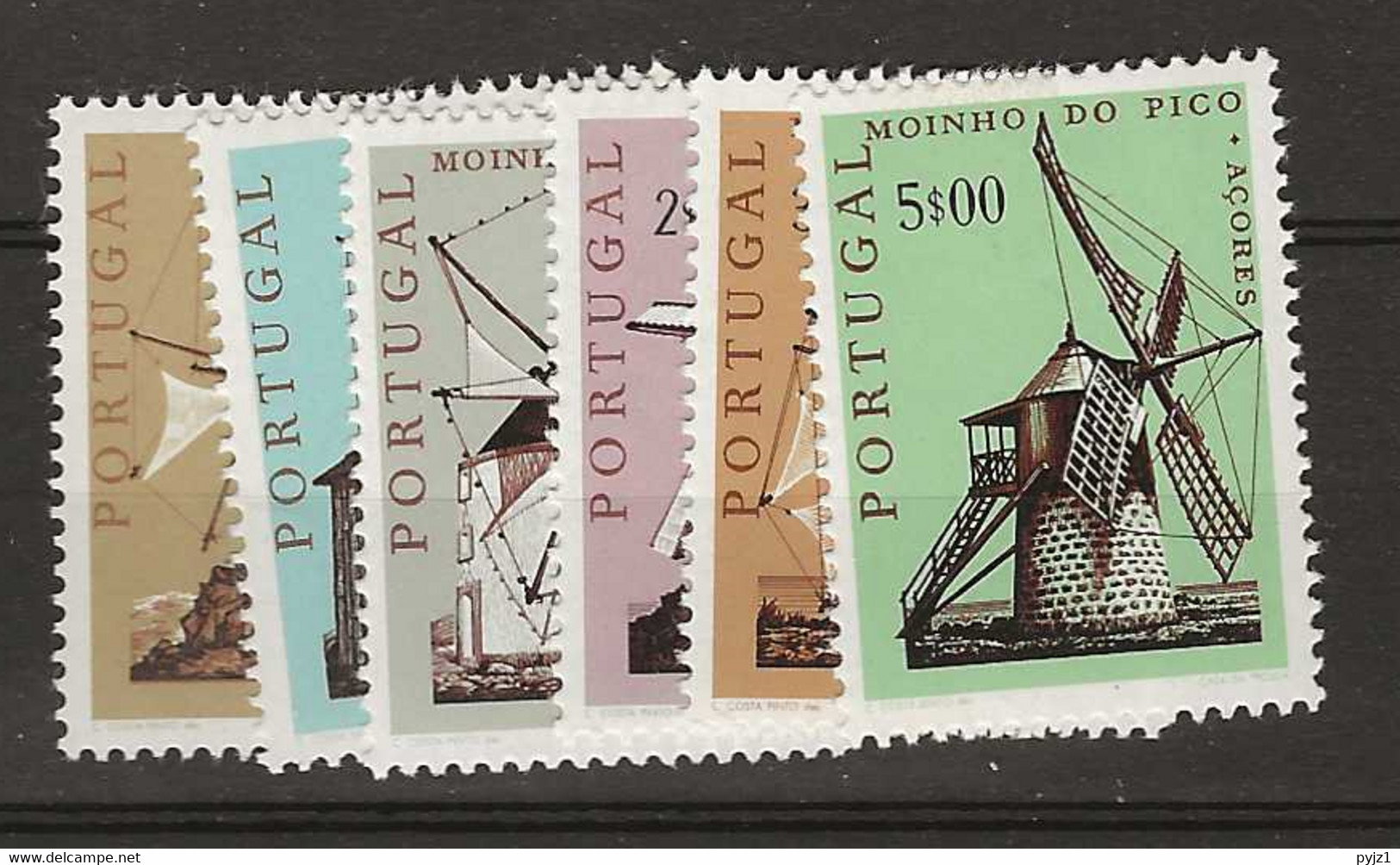 1971 MNH Portugal, Mi 1121-26 Postfris** - Nuovi