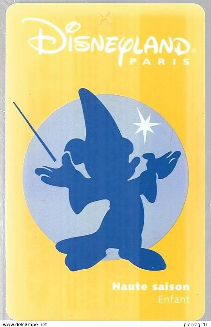 PASS--DISNEYLAND-1998-MICKEY ENFANT--V°--98043M-Valide 26/06/98-GROUPE SCOLAIRE- TBE - Disney Passports