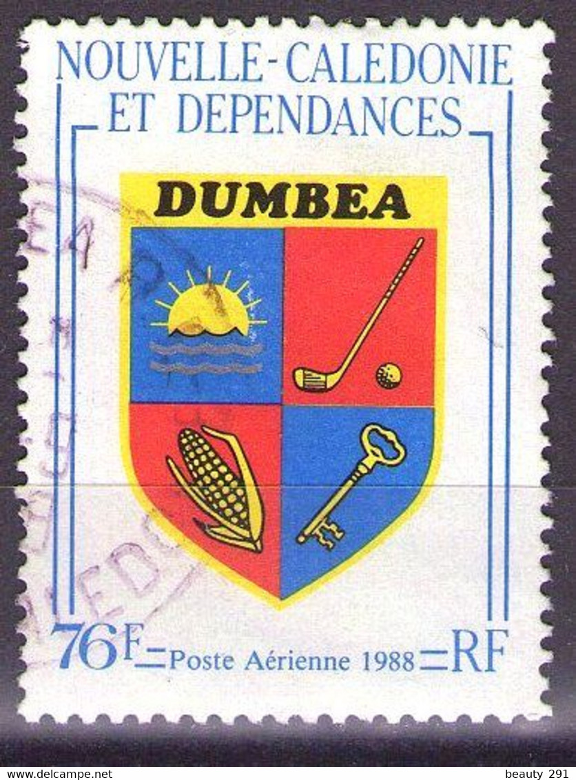 NOUVELLE CALEDONIE - POSTE AERIENNE  1988  Mi 818  DUMBEA  USED - Gebruikt