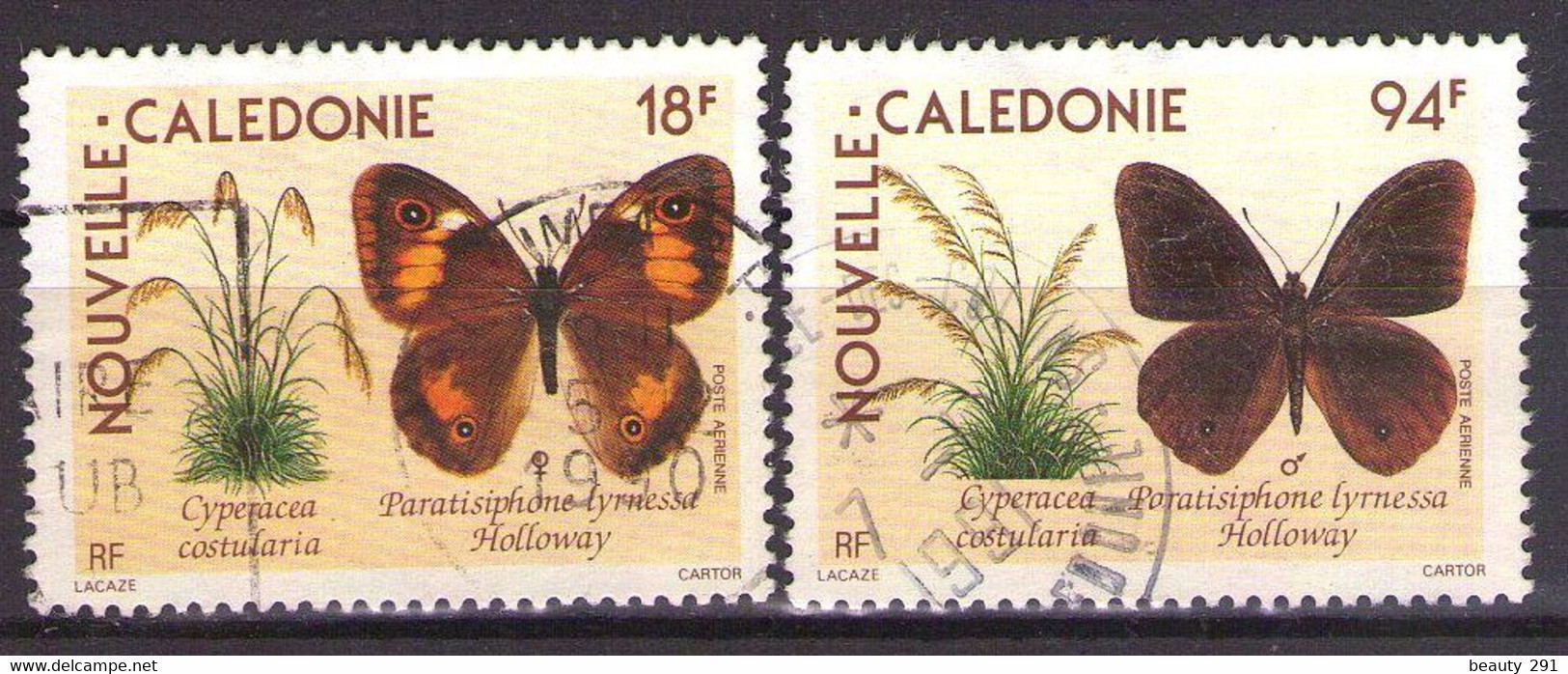 NOUVELLE CALEDONIE - POSTE AERIENNE  1990  Mi 868-869  USED - Gebruikt