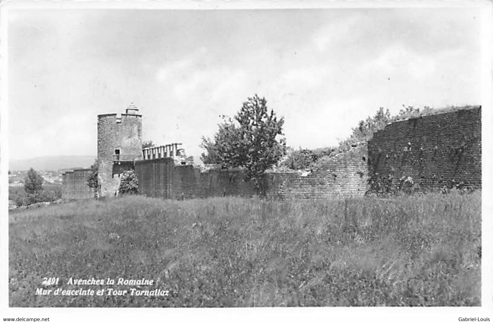 Avenches La Romaine Mur D'enceinte Et Tour Tornallaz - Avenches