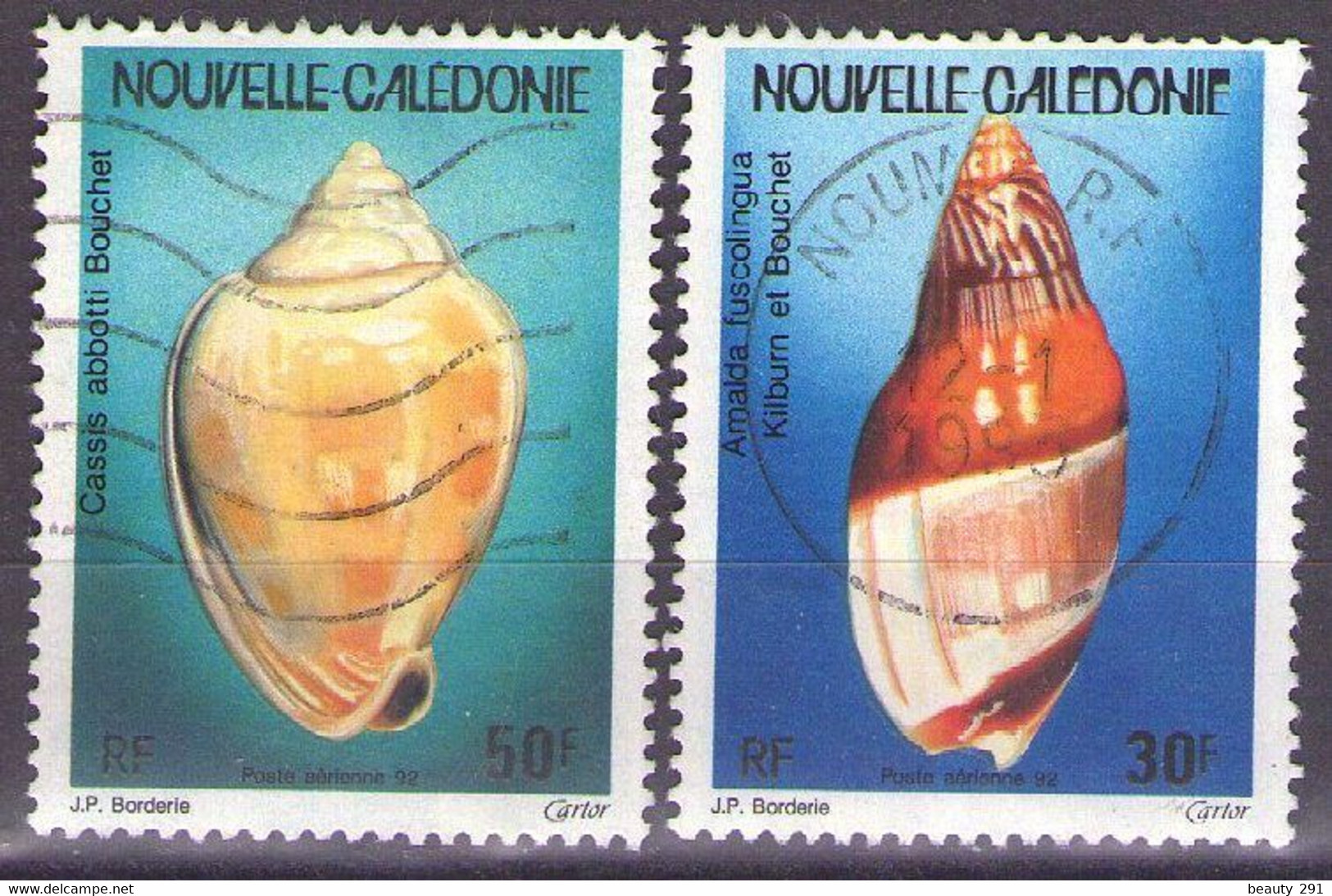 NOUVELLE CALEDONIE - POSTE AERIENNE  1992  Mi 945-946   USED - Oblitérés