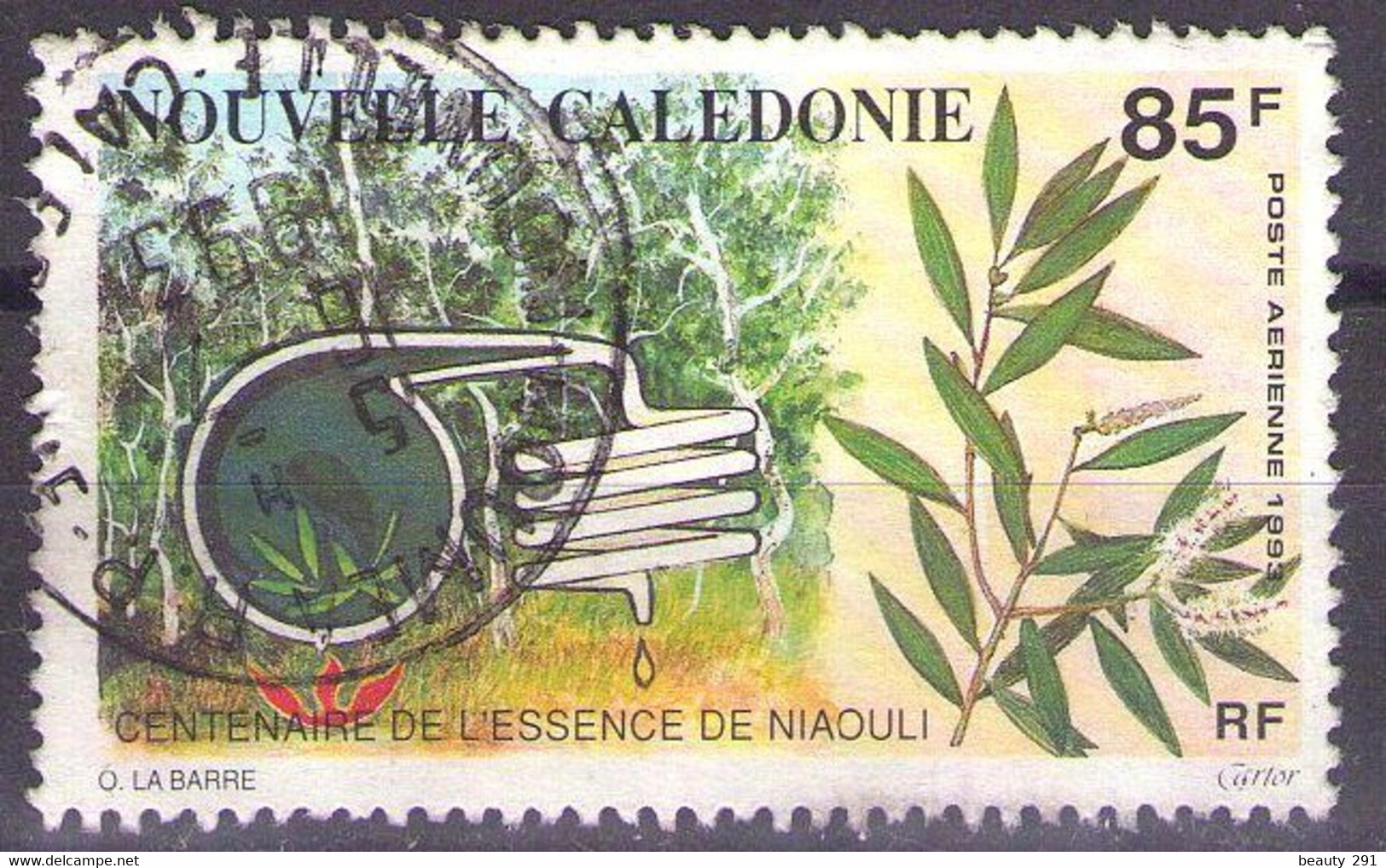 NOUVELLE CALEDONIE - POSTE AERIENNE  1993  Mi 958   USED - Gebruikt