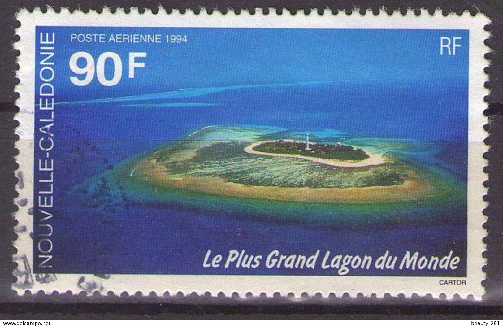 NOUVELLE CALEDONIE - POSTE AERIENNE  1994  Mi 1018   USED - Oblitérés