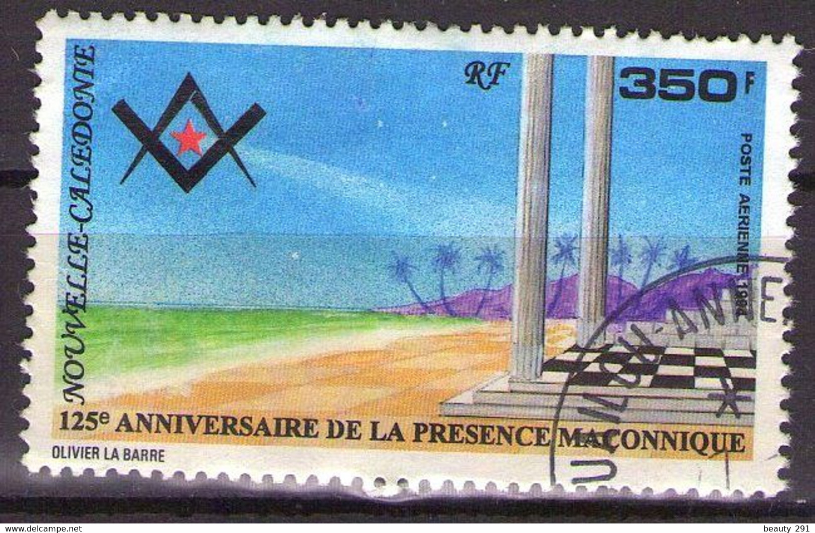 NOUVELLE CALEDONIE - POSTE AERIENNE  1994  Mi 1023   USED - Gebruikt