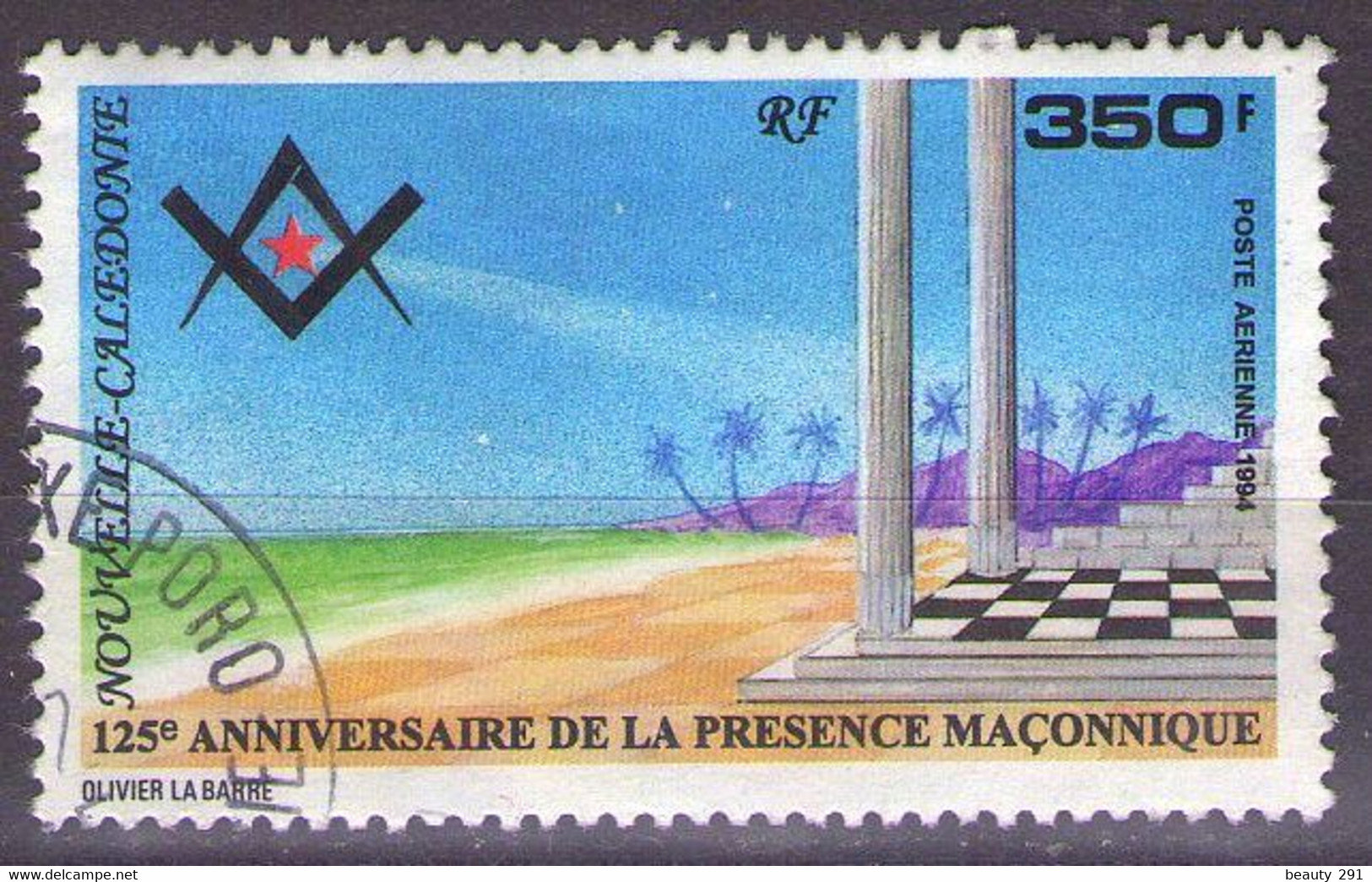 NOUVELLE CALEDONIE - POSTE AERIENNE  1994  Mi 1023   USED - Used Stamps