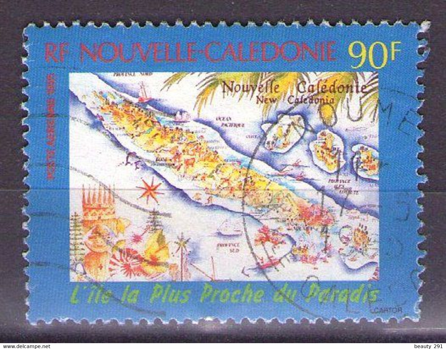 NOUVELLE CALEDONIE - POSTE AERIENNE  1995  Mi 1032   USED - Gebruikt