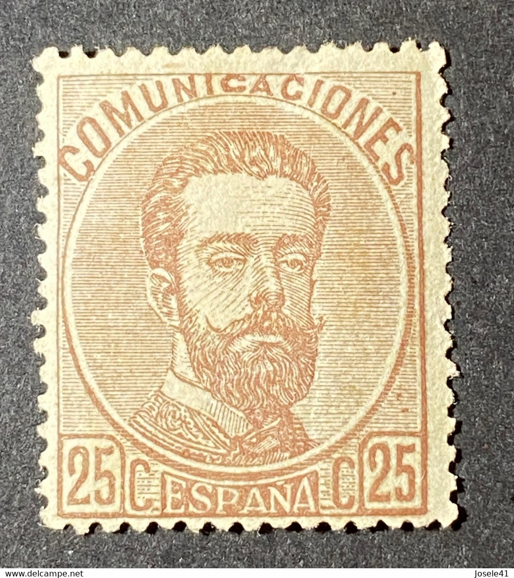 1872 AMADEO I EDIFIL 124 *. - Unused Stamps