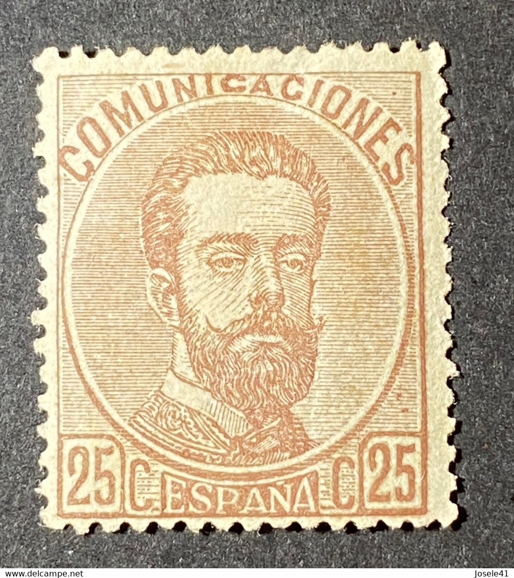 1872 AMADEO I EDIFIL 124 *. - Nuevos