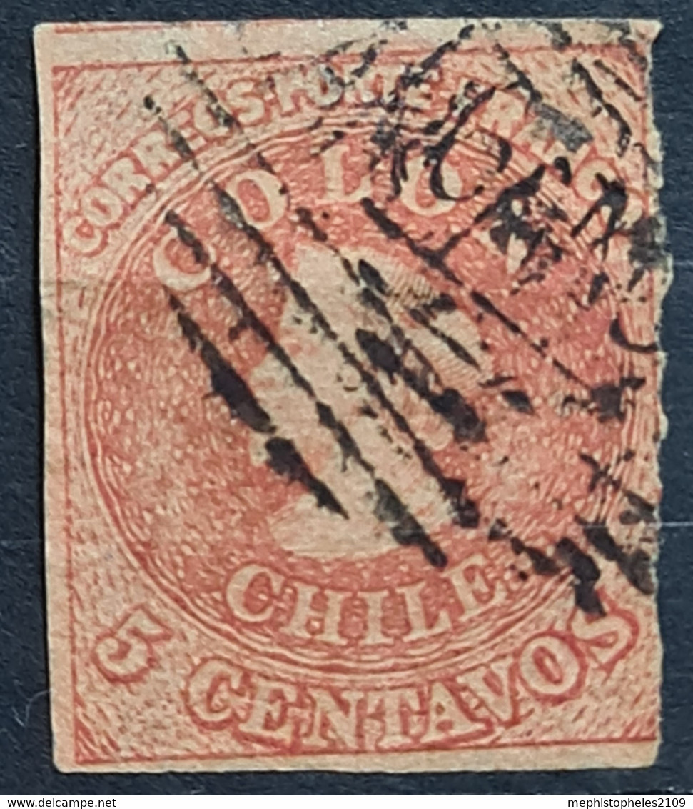 CHILE 1867 - Canceled - Sc# 7 - Chile