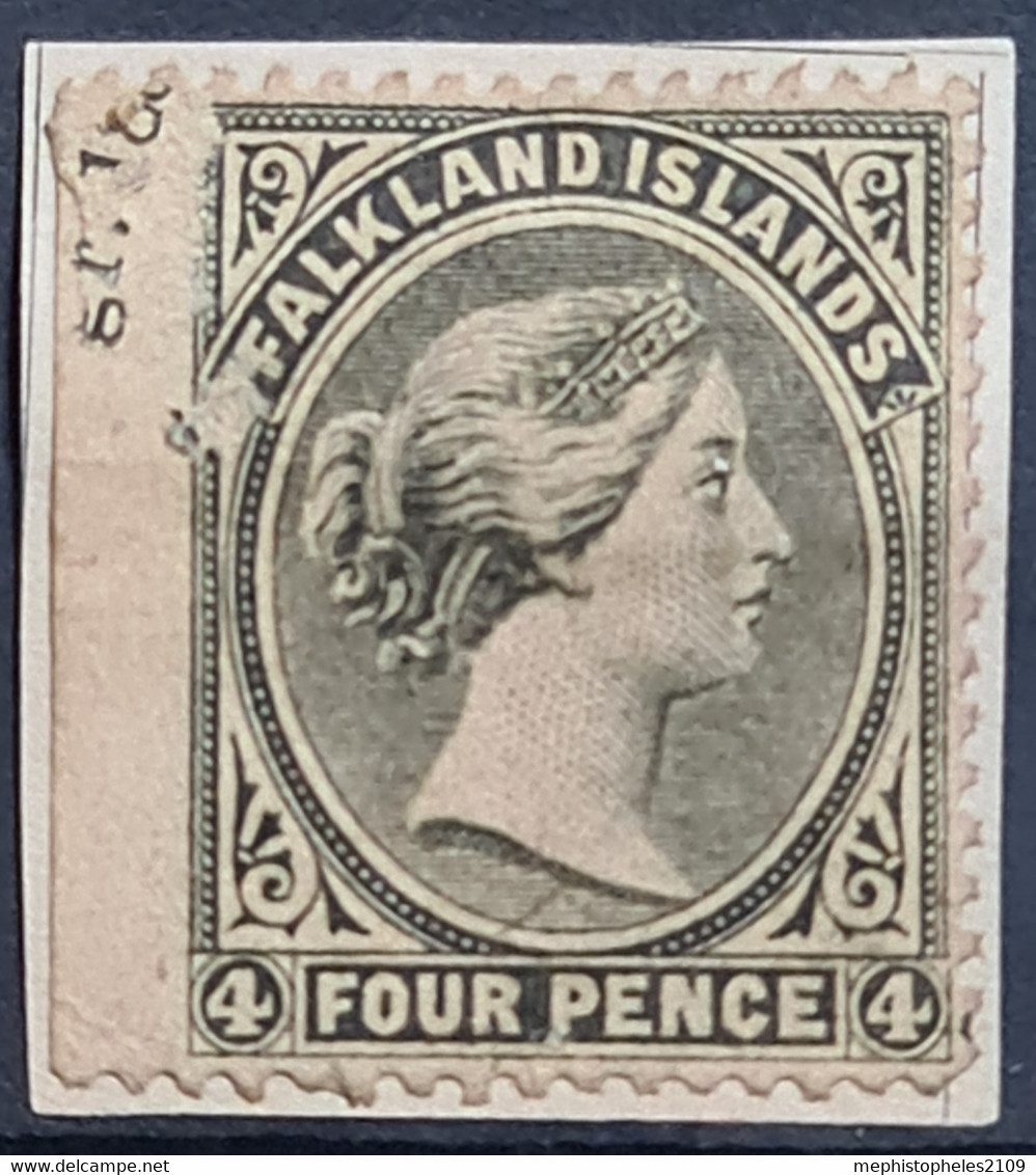 FALKLAND ISLANDS 1878 - MH - Sc# 2 - Some Defects (see Scan!) - Islas Malvinas