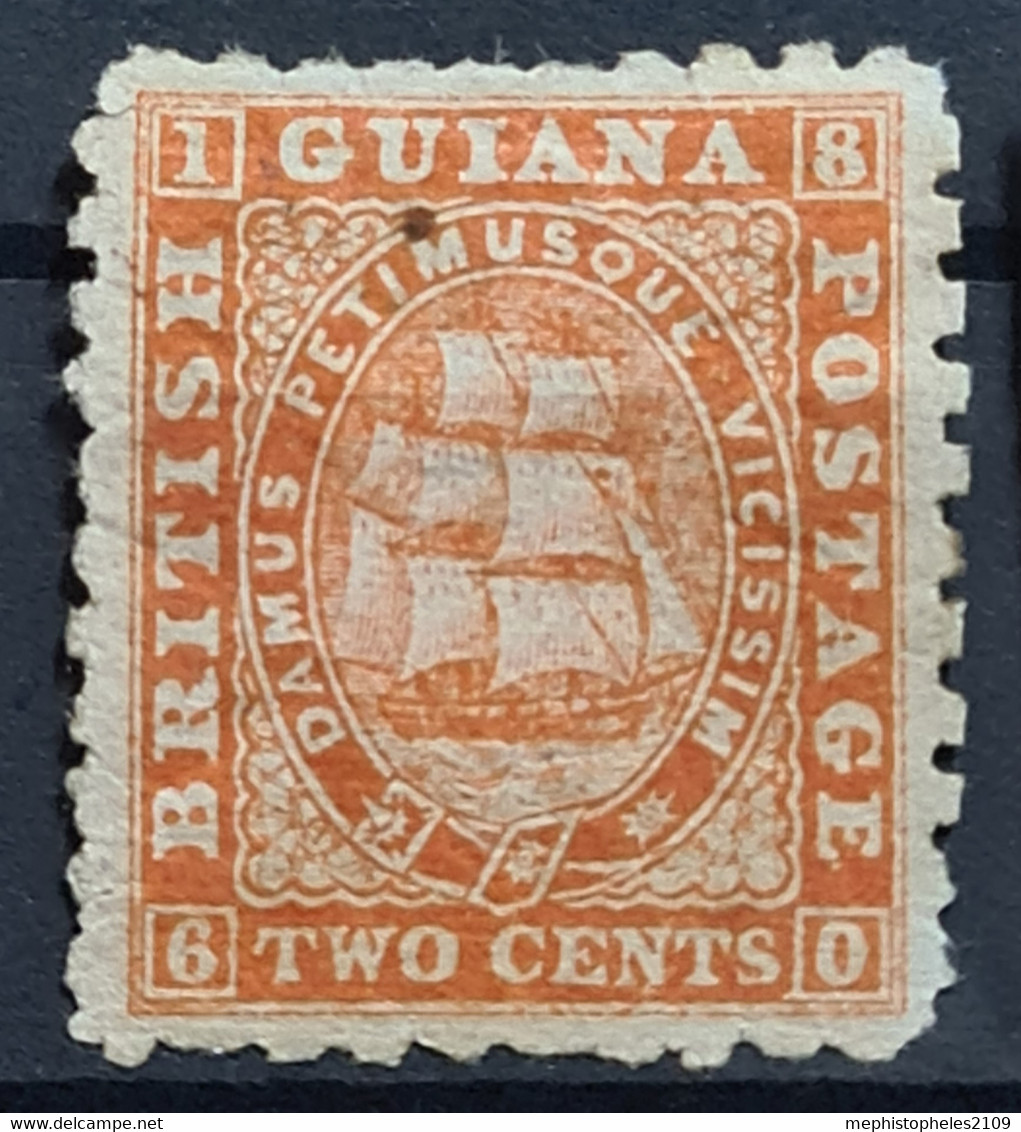 BRITISH GUIANA 1860 - MLH - Sc# 19 - Guyane Britannique (...-1966)